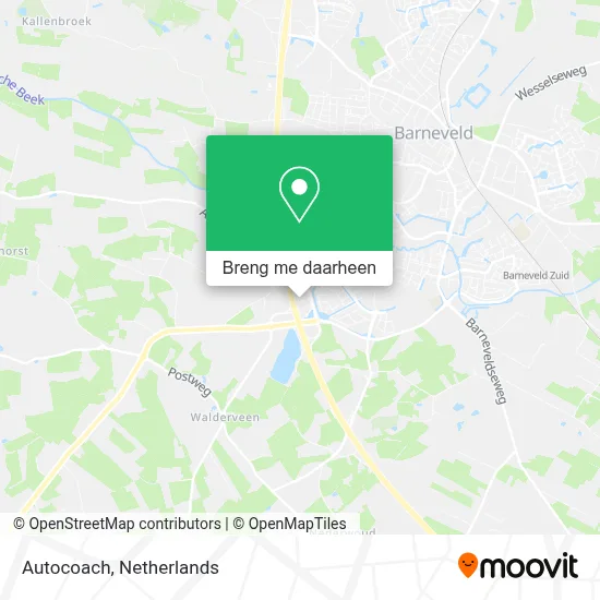Autocoach kaart