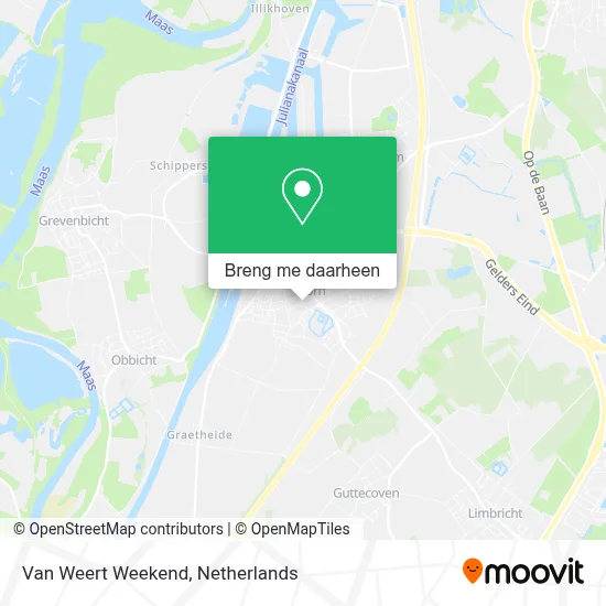 Van Weert Weekend kaart