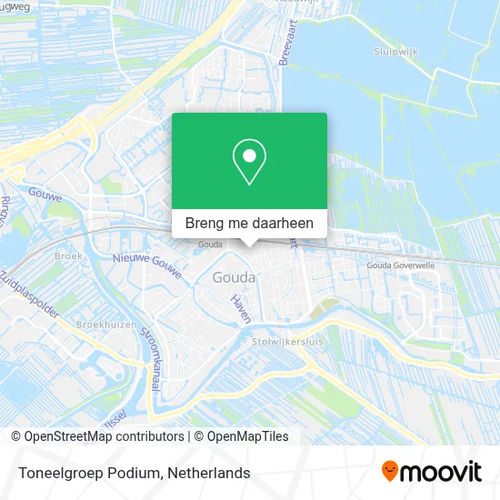 Toneelgroep Podium kaart