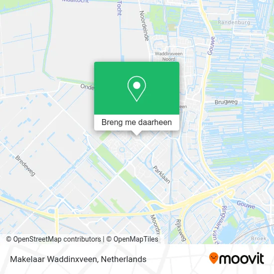 Makelaar Waddinxveen kaart