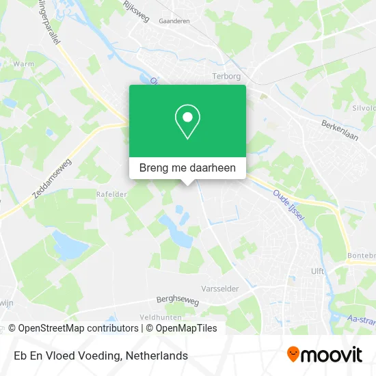 Eb En Vloed Voeding kaart