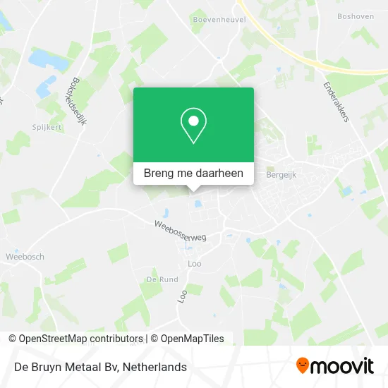 De Bruyn Metaal Bv kaart