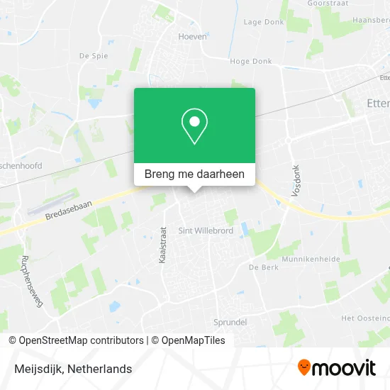 Meijsdijk kaart