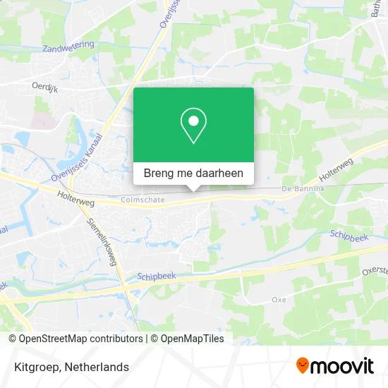 Kitgroep kaart