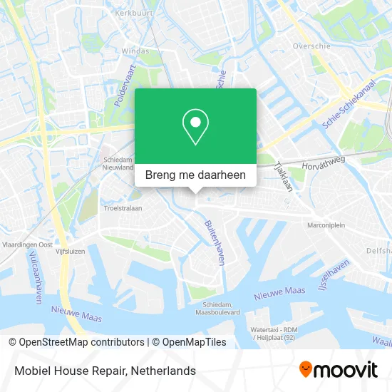 Mobiel House Repair kaart