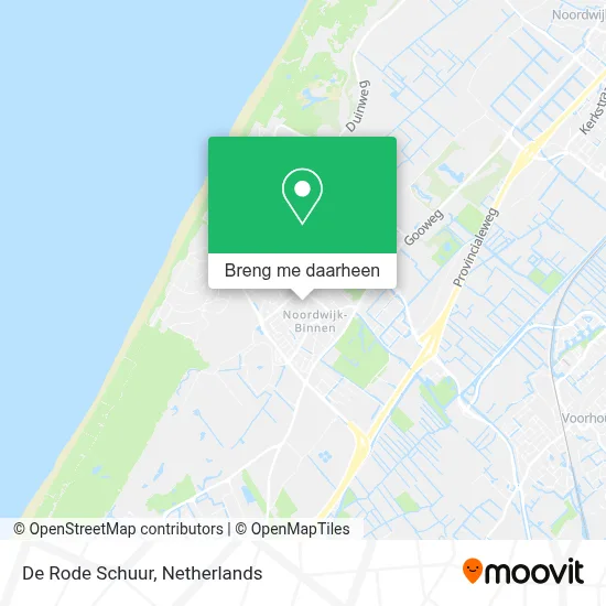 De Rode Schuur kaart