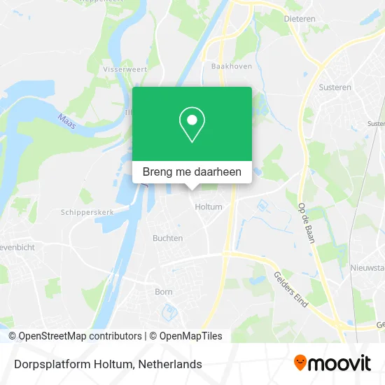 Dorpsplatform Holtum kaart