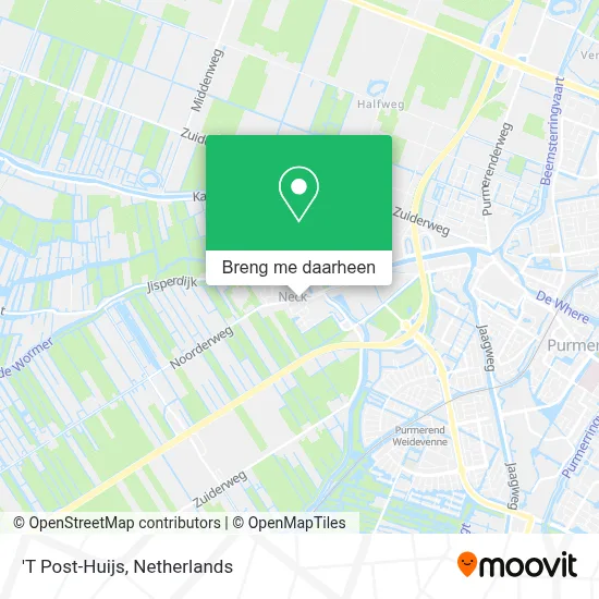'T Post-Huijs kaart