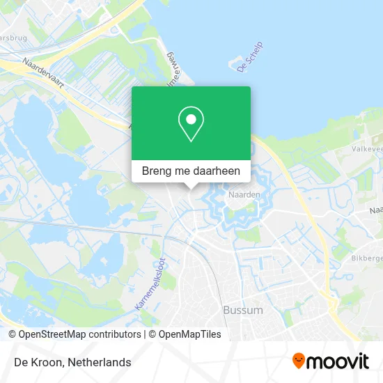 De Kroon kaart