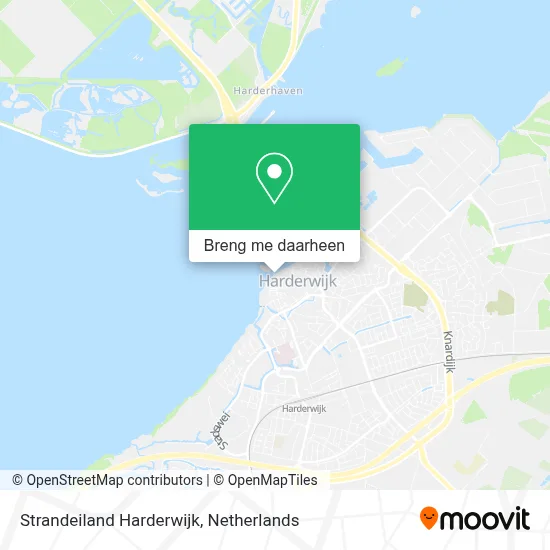 Strandeiland Harderwijk kaart