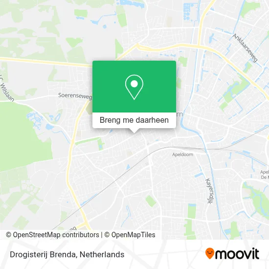 Drogisterij Brenda kaart