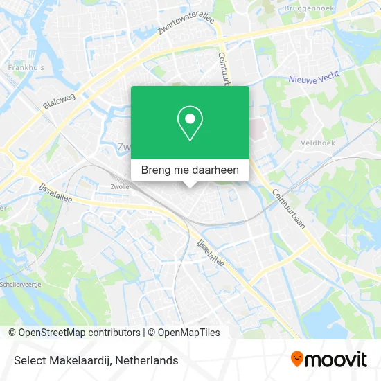 Select Makelaardij kaart
