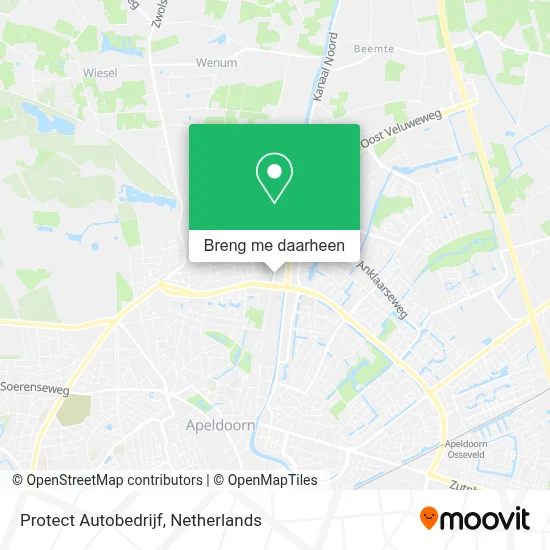 Protect Autobedrijf kaart
