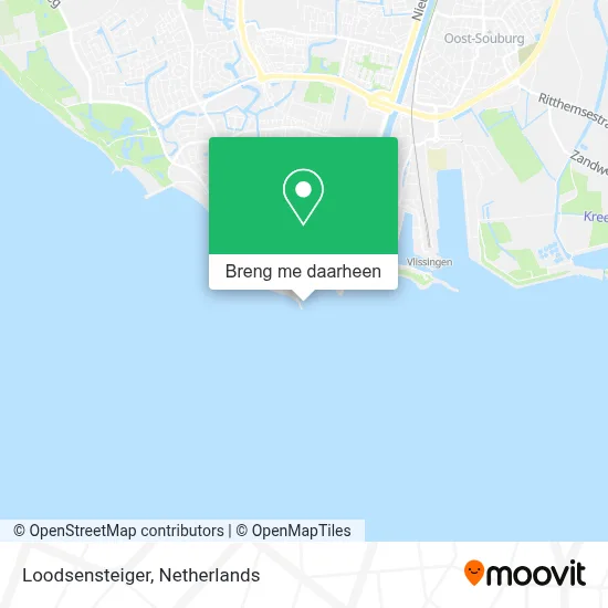 Loodsensteiger kaart