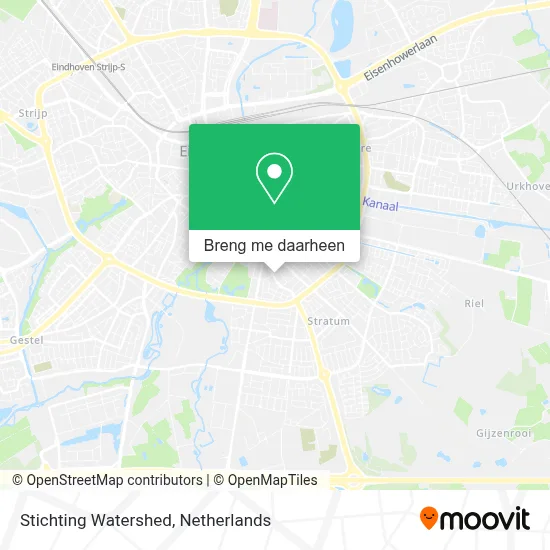 Stichting Watershed kaart