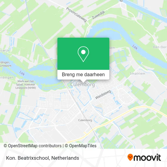 Kon. Beatrixschool kaart