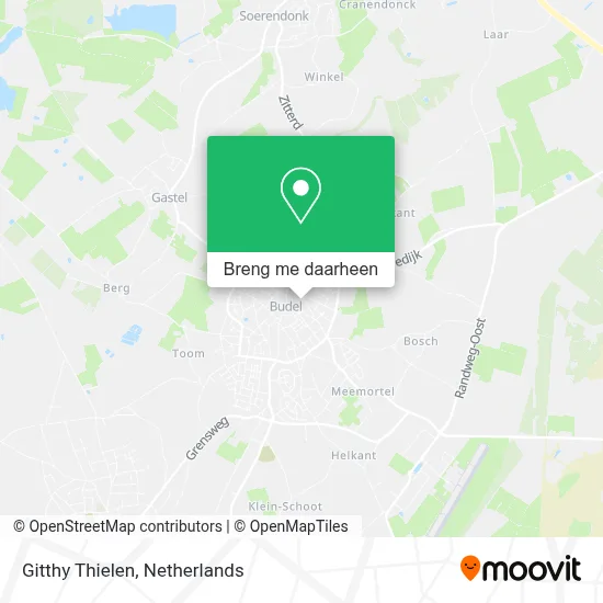 Gitthy Thielen kaart