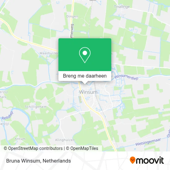 Bruna Winsum kaart