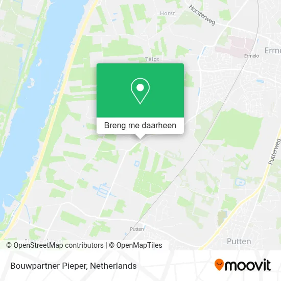 Bouwpartner Pieper kaart