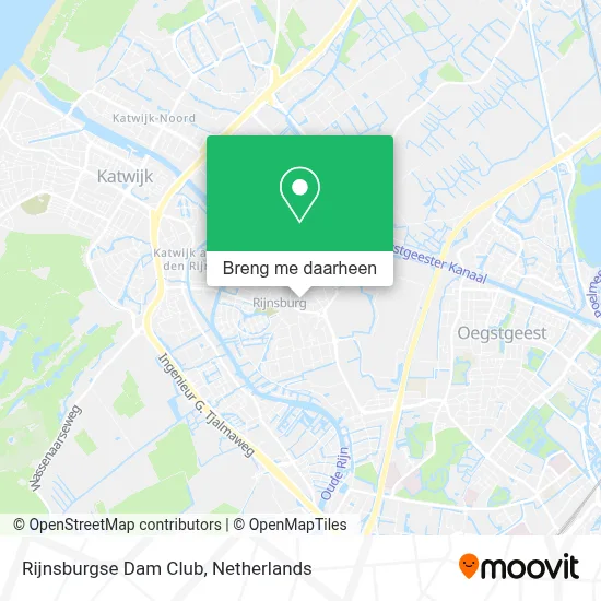 Rijnsburgse Dam Club kaart