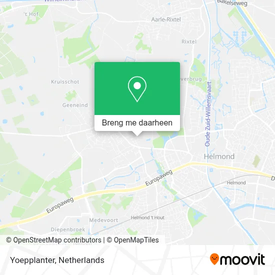 Yoepplanter kaart