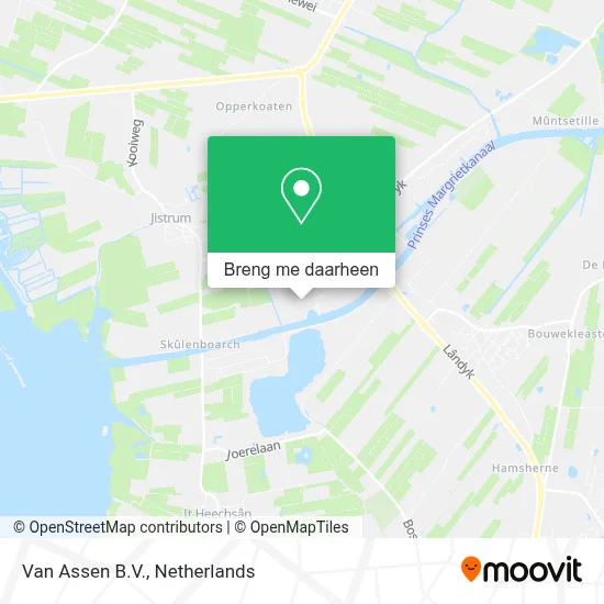 Van Assen B.V. kaart