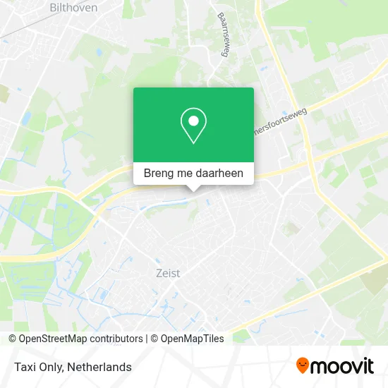 Taxi Only kaart