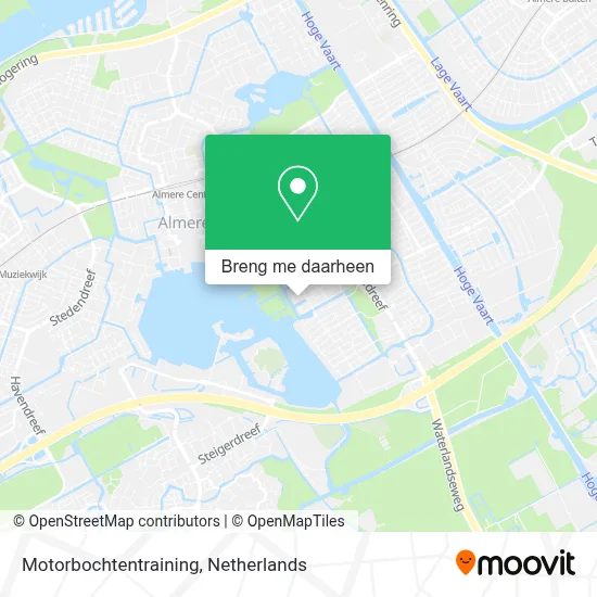 Motorbochtentraining kaart