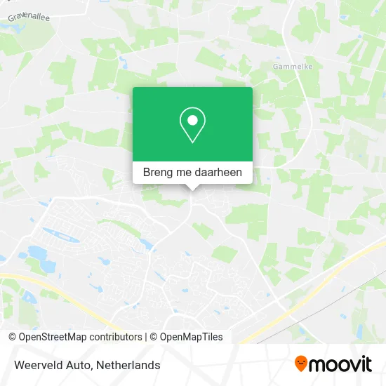 Weerveld Auto kaart