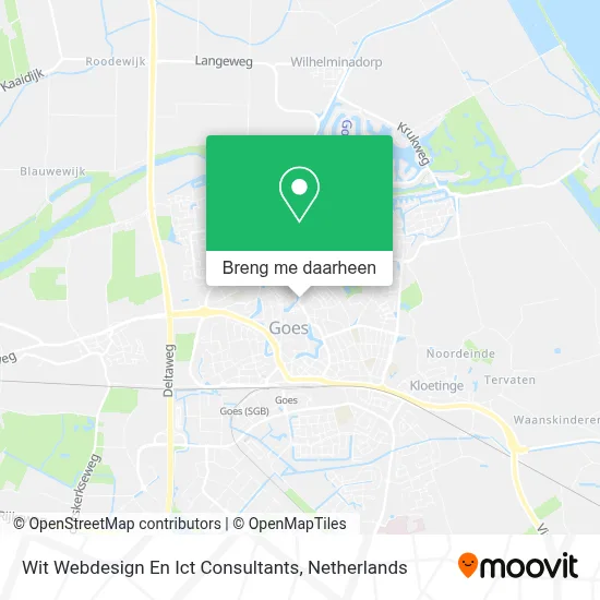 Wit Webdesign En Ict Consultants kaart