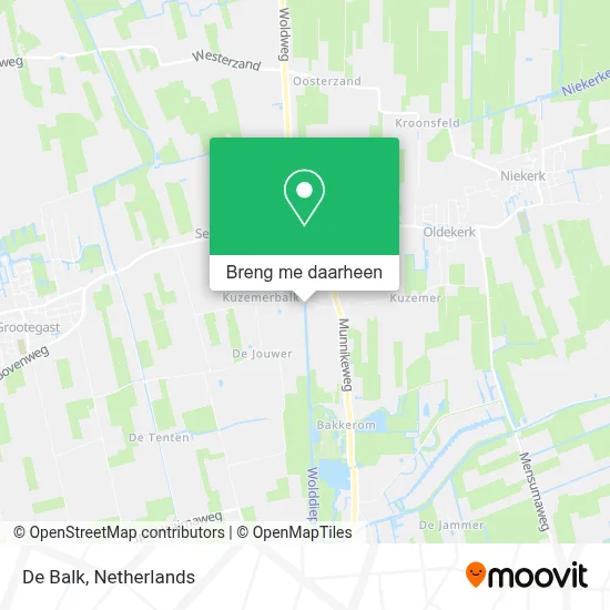 De Balk kaart