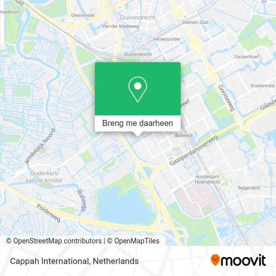 Cappah International kaart