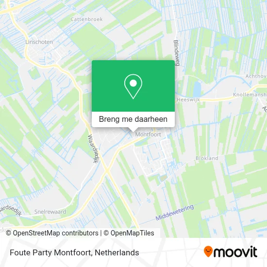 Foute Party Montfoort kaart