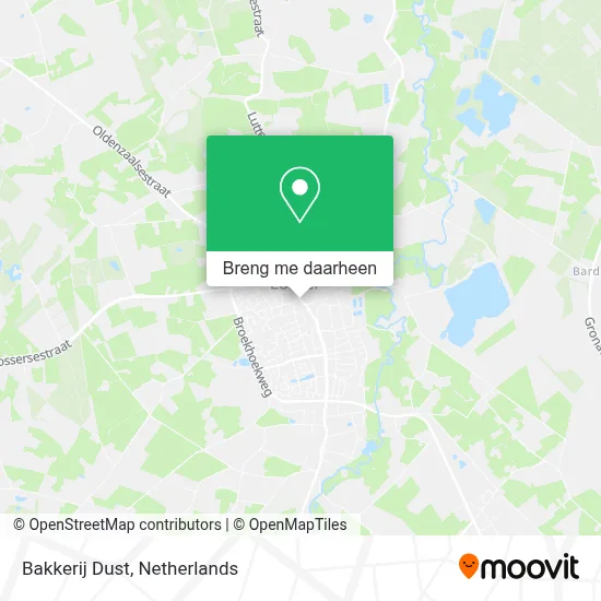 Bakkerij Dust kaart