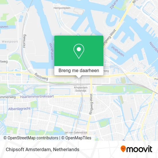 Chipsoft Amsterdam kaart
