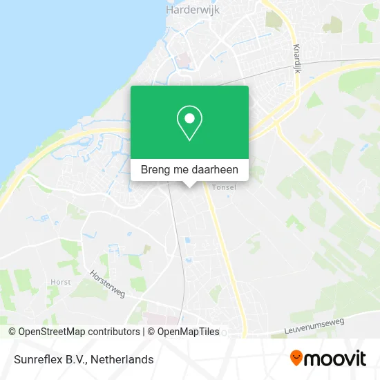 Sunreflex B.V. kaart