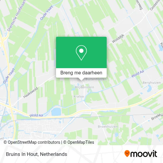 Bruins In Hout kaart