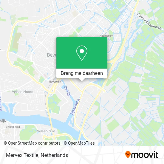 Mervex Textile kaart