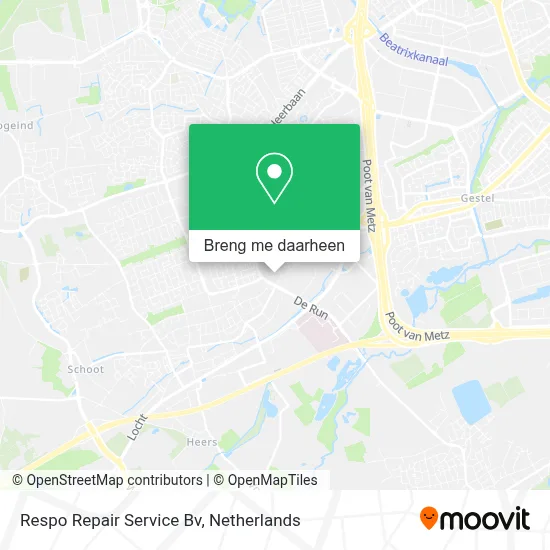 Respo Repair Service Bv kaart