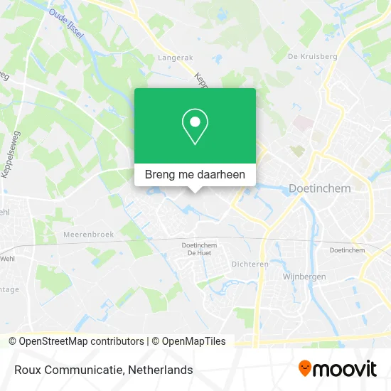 Roux Communicatie kaart