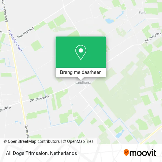 All Dogs Trimsalon kaart