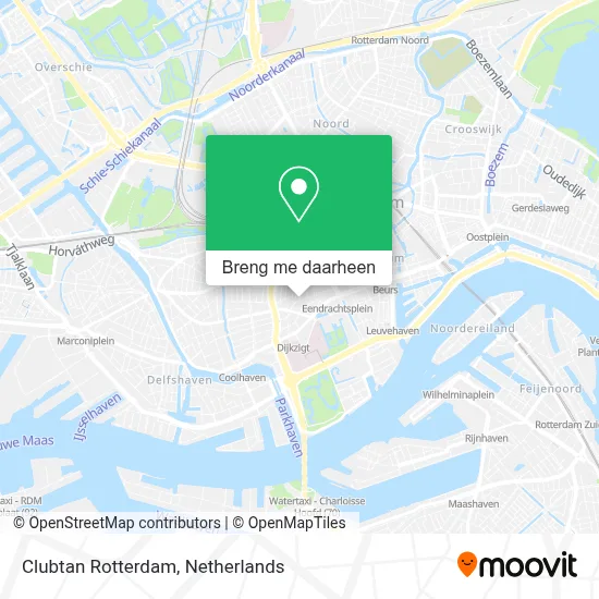 Clubtan Rotterdam kaart