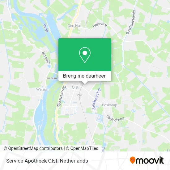 Service Apotheek Olst kaart