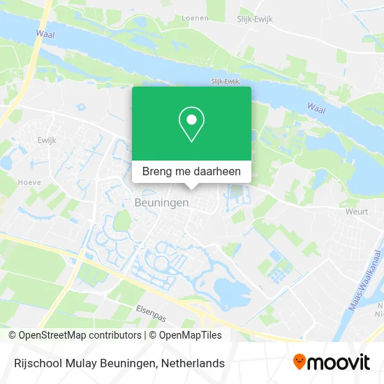 Rijschool Mulay Beuningen kaart