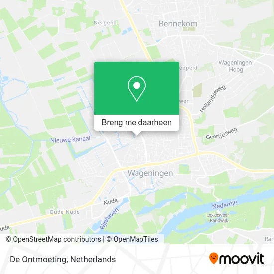De Ontmoeting kaart
