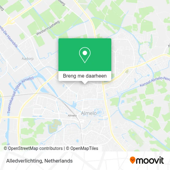 Alledverlichting kaart