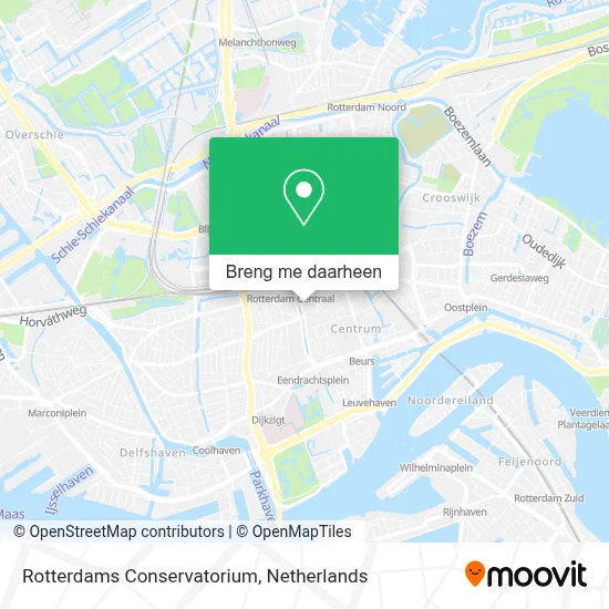 Rotterdams Conservatorium kaart