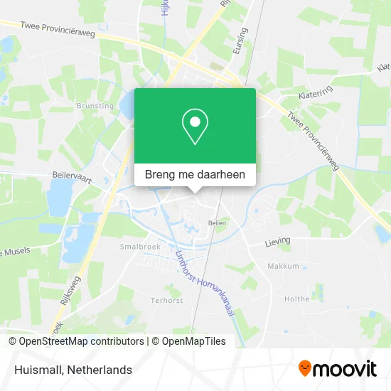 Huismall kaart