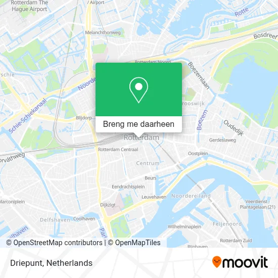 Driepunt kaart