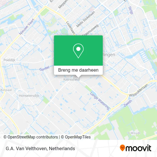 G.A. Van Velthoven kaart